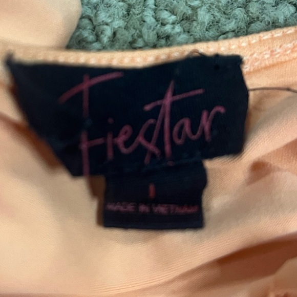 ♥️Fiestar pale orange ruched dress - Picture 6 of 8